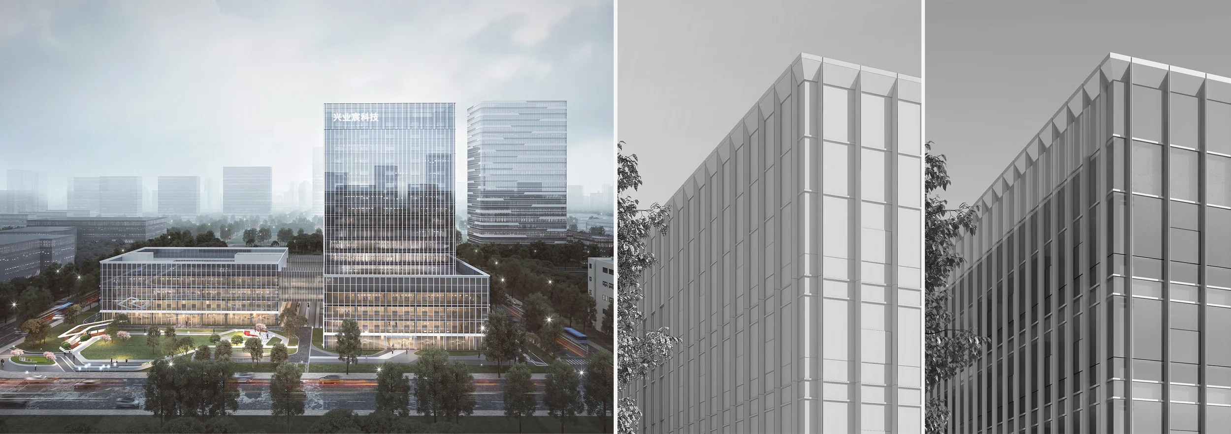 Material and facade control study.